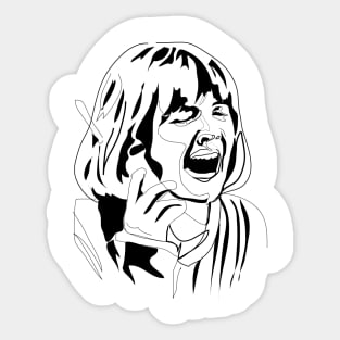 Scream Phone Call scene Sticker